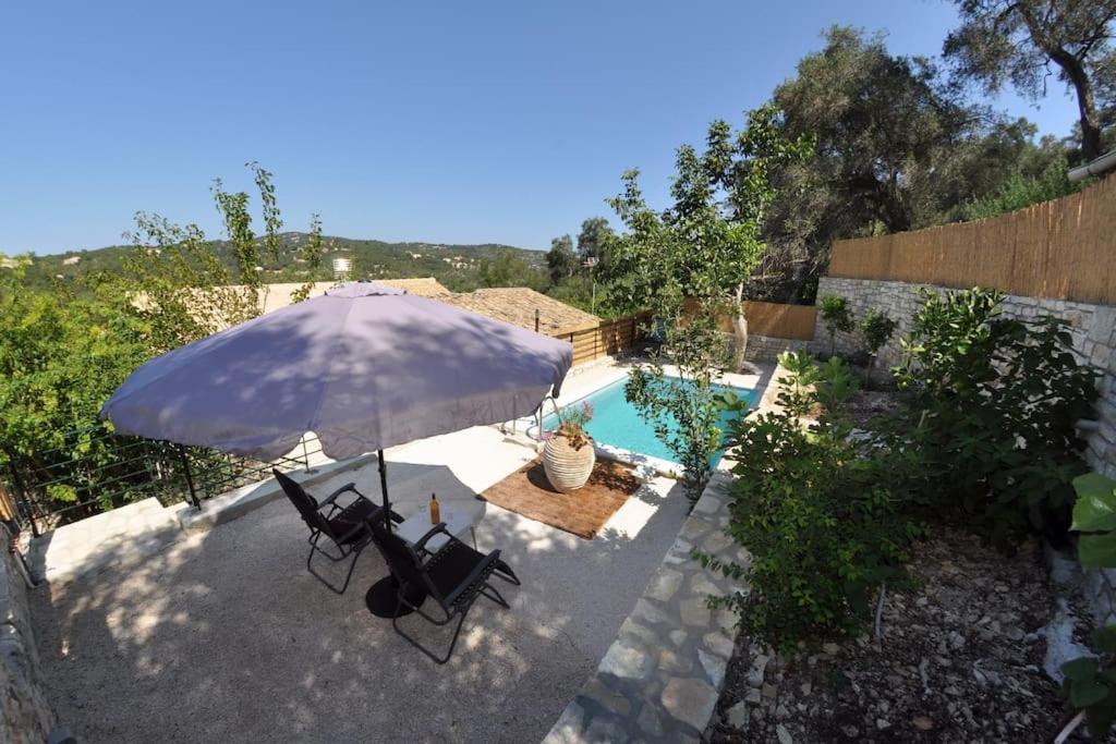 Villa Paxos Adamantia With Private Pool Gáiosz Kültér fotó